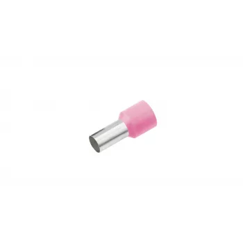 Cimco 187105 halfgeïsoleerde adereindhuls, 0,34 mm², roze, 100 stuks