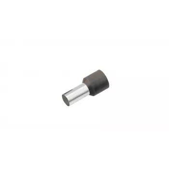 Cimco 187118 halfgeïsoleerde adereindhuls, 1,5 mm², zwart, 100 stuks