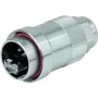 Telegärtner J60026A0000 TOC M12 D-gecodeerde 4-polige afgeschermde veldmontage-connector, roestvrij staal, schroefklem, IP68