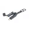 TROIKA SPEEDY TO GO sleutelhanger met winkelwagenmuntje - titanium CBL60/TI