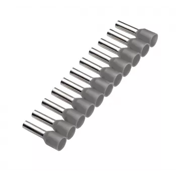 Cimco 187501 adereindhuls 0,75 mm² gedeeltelijk geïsoleerd grijs 500 stuks