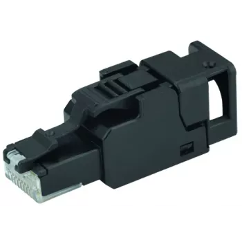 TELEGÄRTNER UFP8 Cat.6A veldconfectieerbare RJ45-stekker, T568B, AWG23-22, afgeschermd, gereedschapsloze IDC J00026A3113