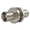 Telegärtner J01004A1233Z BNC-stekker naar BNC-bus adapter, 75 Ohm, zwart