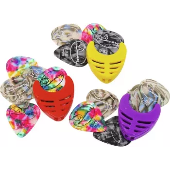 DIMAVERY gitaarplectrumhouder, diverse kleuren (26310120)