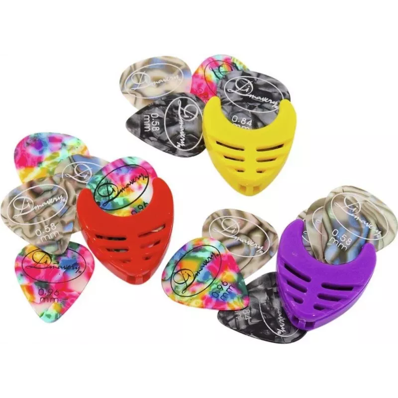 DIMAVERY gitaarplectrumhouder, diverse kleuren (26310120)