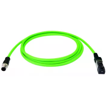 Telegärtner 100017276 Cat.6A S/FTP RJ45 patchkabel, 1 m, groen, LSZH