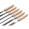 Cimco precisievijlen-set 206750, 6-delig, 160 mm, kap 2, DIN 7283