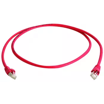 TELEGÄRTNER patchkabel F/UTP Cat.5e 2,5m MP8 FS100 LSZH rood L00002D0086
