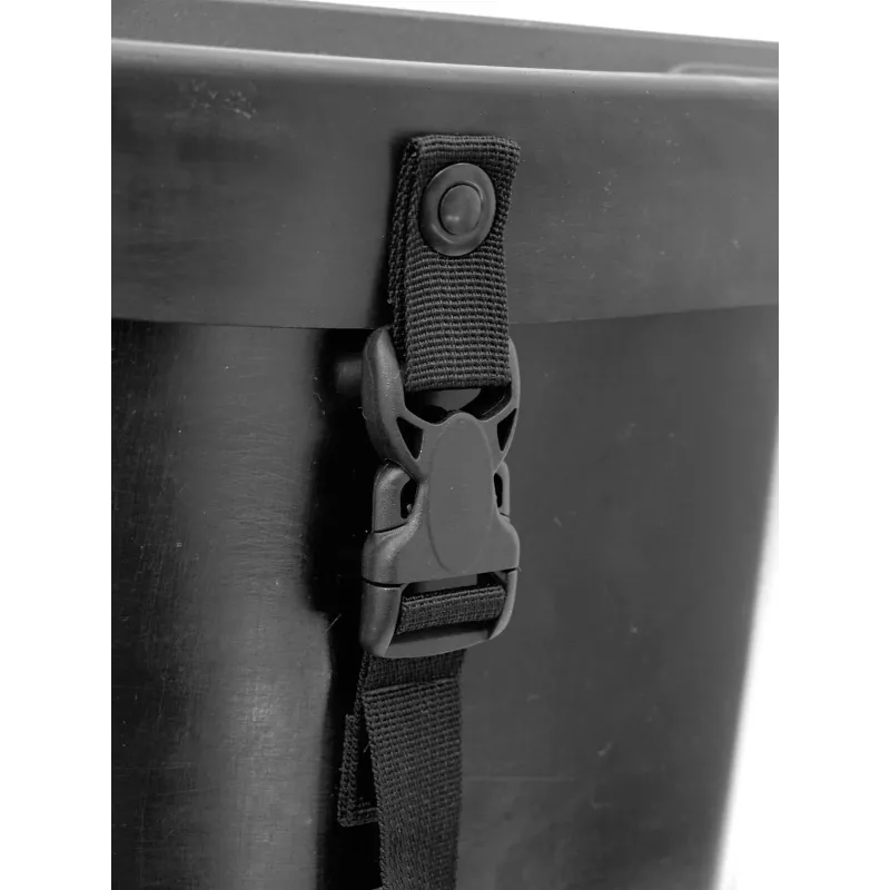 DIMAVERY PE-koffer voor Tom Tom 8 inch trommelkoffer, zwart 26040601