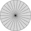 EUROPALMS decoratienet, cirkelvormig, 1200 cm, wit 83312207