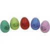 DIMAVERY Egg Shaker-set met 2, verschillende kleuren, kunststof percussie-shakers 26055820