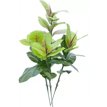 EUROPALMS kunstmatige rubberboom 100cm, realistische Ficus elastica, in zwarte kunststofpot 82508303