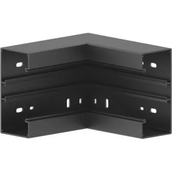 GGK BR 60x130/80-IE binnenhoekstuk 60x130/80 RAL 9005 diepzwart PVC 12795