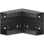 GGK BR 60x130/80-IE binnenhoekstuk 60x130/80 RAL 9005 diepzwart PVC 12795