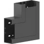 GGK BR 60x130/80-FW vlakke hoek 60x130/80 RAL 9005 PVC 18351