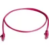 TELEGÄRTNER 100008898 CAT 6 RJ45-patchkabel, 7,5 m, rood, LSZH, U/UTP, vlamvertragend