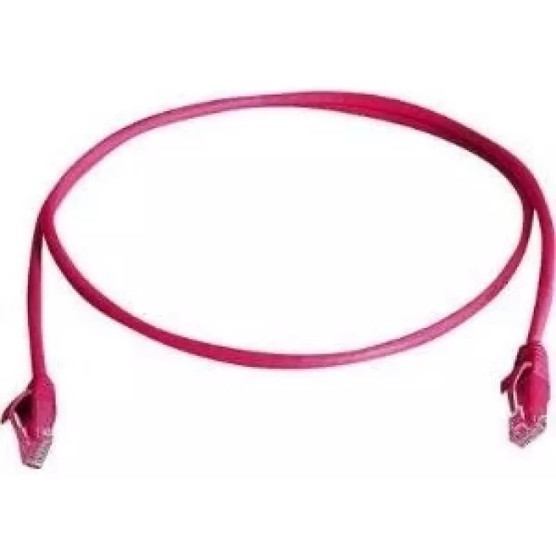 TELEGÄRTNER 100008898 CAT 6 RJ45-patchkabel, 7,5 m, rood, LSZH, U/UTP, vlamvertragend