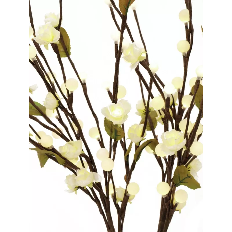 EUROPALMS Camelliaboog met LED's, wit, 50 cm 83330310