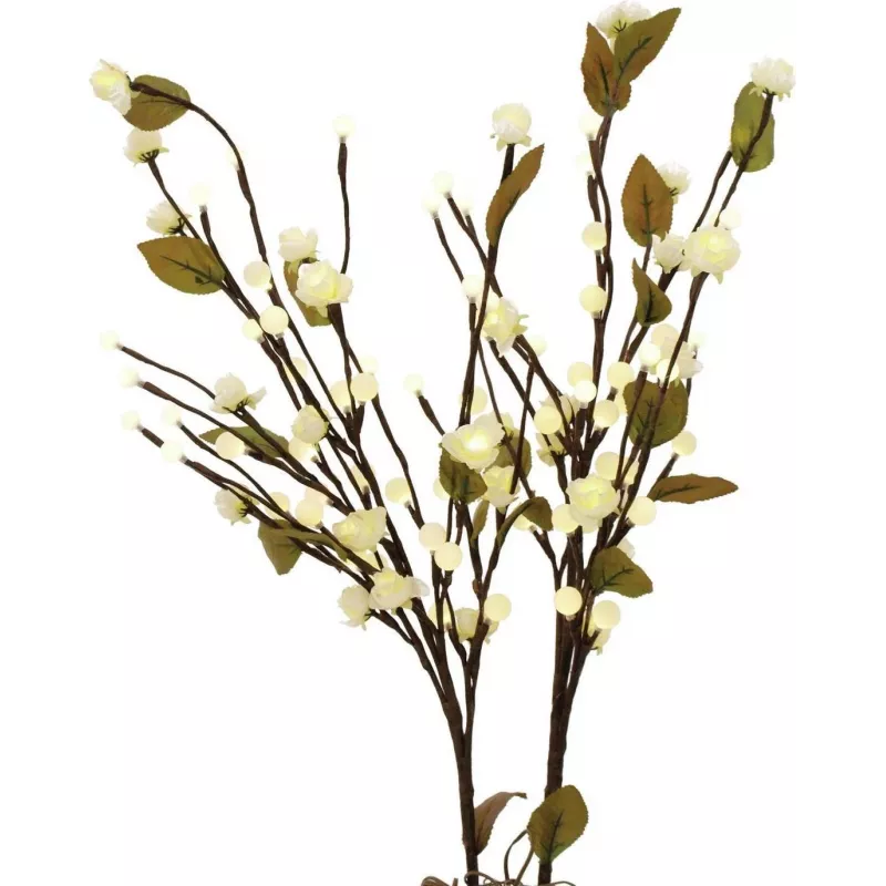 EUROPALMS Camelliaboog met LED's, wit, 50 cm 83330310