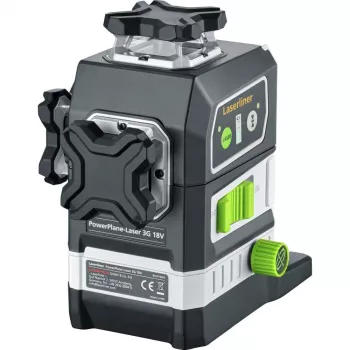 Laserliner PowerPlane-Laser 3G Multi-18V Green 3 x 360° laser-nivelleerapparaat (basiseenheid) 036.380L