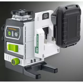 Laserliner PowerPlane-Laser 3G Multi-18V Green 3 x 360° laser-nivelleerapparaat (basiseenheid) 036.380L