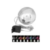 EUROPALMS LED sneeuwbal 15 cm, ice blue 83501241