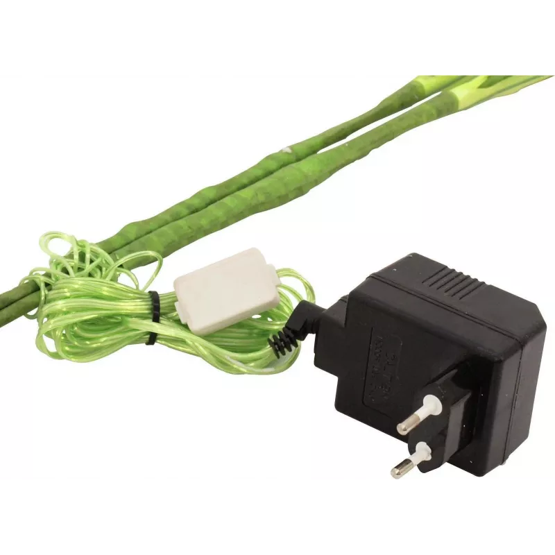 EUROPALMS aronskelk, 3-set met LED's, wit, 85 cm (83330302)