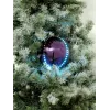 EUROPALMS LED sneeuwbal 8 cm, lila, 5-pack 83501240