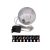 EUROPALMS LED sneeuwbol 15 cm, zwart 83501244