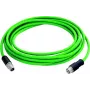 TELEGÄRTNER L82005A0000 10 m LC-duplex naar LC-duplex OM3 multimode glasvezel patchkabel, aqua, LSZH 100017385