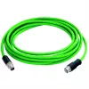 TELEGÄRTNER L82005A0000 10 m LC-duplex naar LC-duplex OM3 multimode glasvezel patchkabel, aqua, LSZH 100017385
