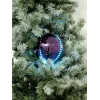 EUROPALMS LED sneeuwbol 15 cm, paars 83501248
