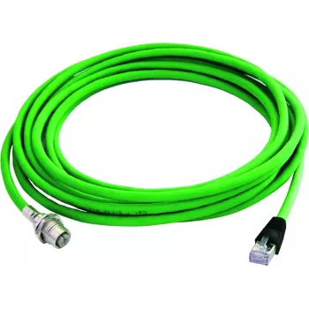 Telegärtner Cat.6A S/FTP patchkabel, 3 m, LSZH, grijs 100017394