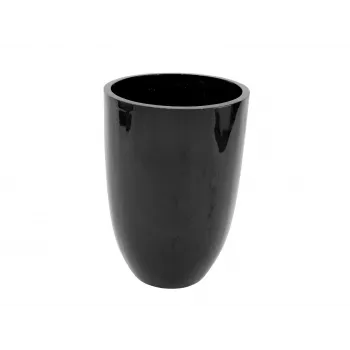 Europalms LEICHTSIN CUP-69 plantenbak, zwart, glanzend (83011819)