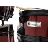 Dimavery DS-200 drumstel wijnrood incl. bassdrum-pedaal en bekkens