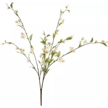 EUROPALMS kunstmatige kersenbloesemtak, wit, 60 cm 82530565