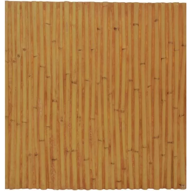 EUROPALMS bamboe wandpaneel 100x100cm natuurlijke decoratieve plaat 83313220