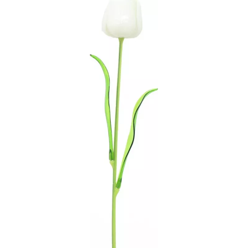 EUROPALMS Crystal Tulip kunstmatige bloem, wit, 61cm, 12-pack (82600204)