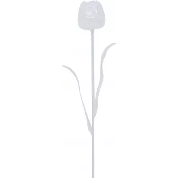 EUROPALMS kristal-tulp kunstbloem, transparant, 61 cm, 12-pack 82600206