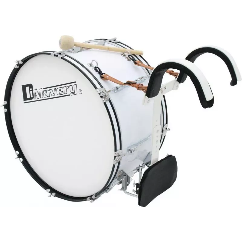 DIMAVERY MB-424 marching-bassdrum 24x12 wit 26010361