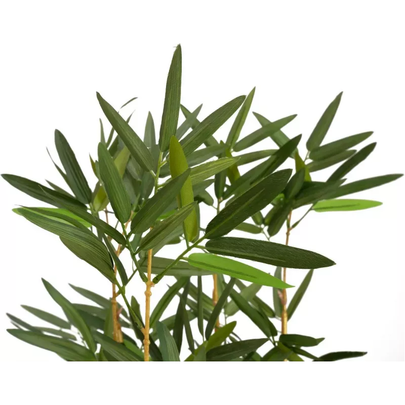 EUROPALMS kunstmatige bamboe in decoratieve schaal, 150cm 82509262