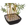 EUROPALMS kunstmatige bamboe in decoratieve schaal, 150cm 82509262