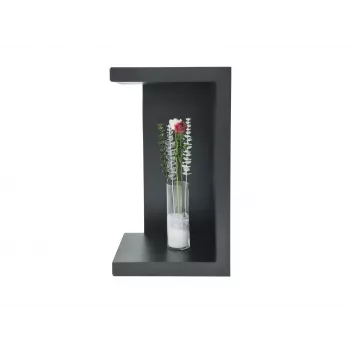 EUROPALMS Crystal Rose kunstbloem, transparant, 81cm, 12-pack voordeelverpakking 82600210