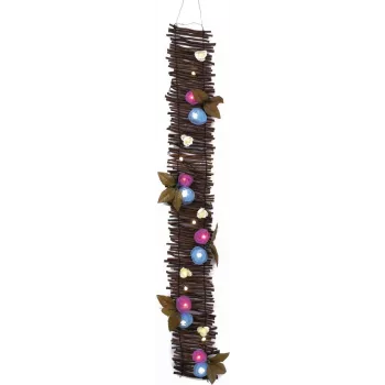 EUROPALMS rozen slinger met LED's, 120cm, wit 83330320