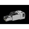 TELEGÄRTNER 100040203 RJ45 keystone-module Cat.6A afgeschermd gereedschapsloos IDC
