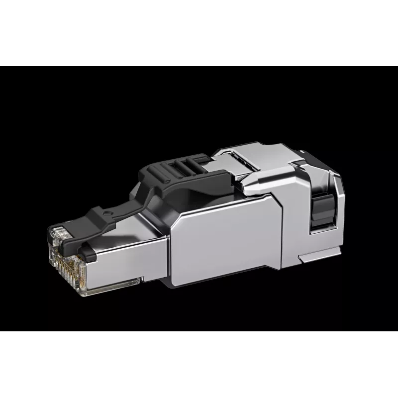 TELEGÄRTNER 100040203 RJ45 keystone-module Cat.6A afgeschermd gereedschapsloos IDC