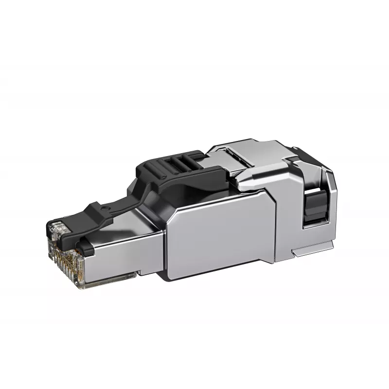 TELEGÄRTNER 100040203 RJ45 keystone-module Cat.6A afgeschermd gereedschapsloos IDC