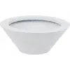 EUROPALMS Leichtsinn Bowl-15 decoratieschaal, wit, glanzend 83011822