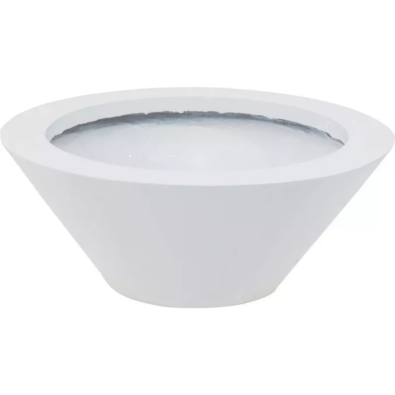EUROPALMS Leichtsinn Bowl-15 decoratieschaal, wit, glanzend 83011822