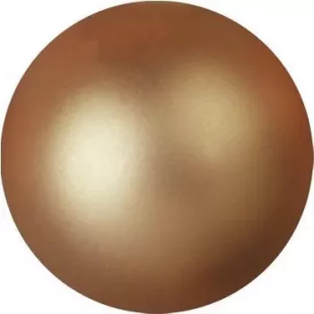 EUROPALMS decoratiebol 3,5 cm, koper, metallic, 48 stuks 8350129A
